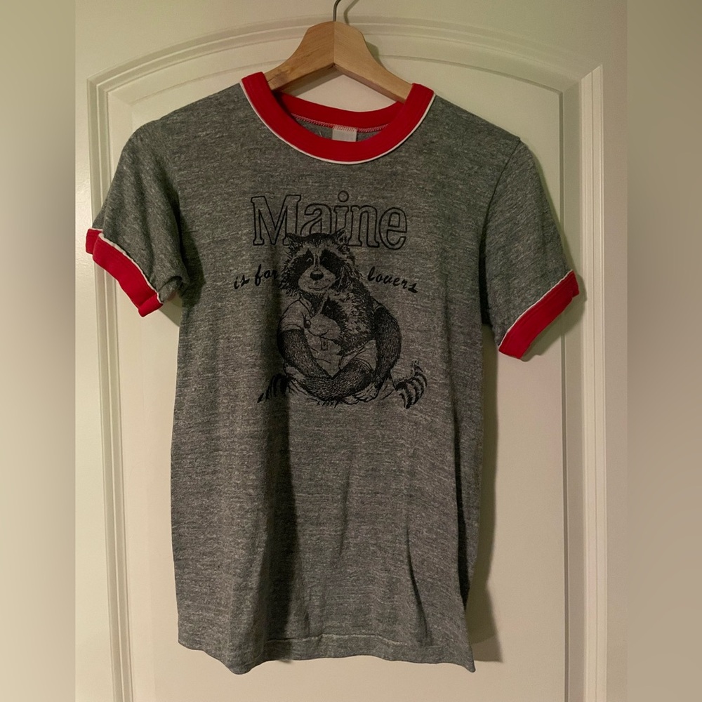Maine is for Lovers raccoons T-shirt